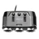 Dual USB Port 3 Way Auto Charger Car Ci garette Lighter Full Function Socket Splitter Adapter