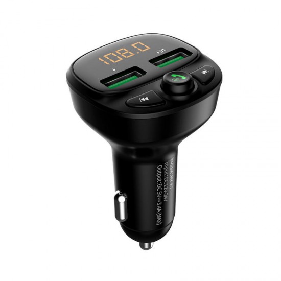 HY87 Car MP3 Bluetooth Charger Dual USB Cig arette Lighter QC3.0 Fast Charging HY87 Car MP3 Bluetooth Charger Dual USB Cig arette Lighter QC3.0 Fast Charging