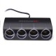 WF-075 4 Way Car Cigarette Lighter Socket Splitter Charger 120W WF-075 4 Way Car Cigarette Lighter Socket Splitter Charger 120W