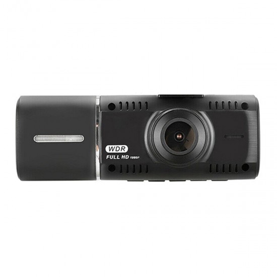 1080P Car DVR Dual Lens Front & Inside Dash Cam 170° G-sensor IR Night Vision HD Camera Recorder