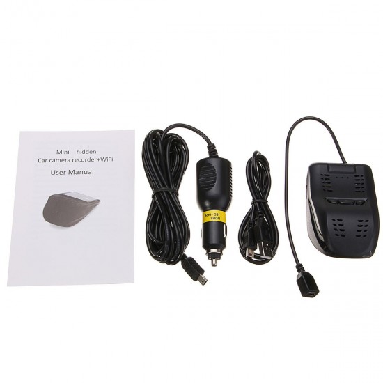 1080P HD Hidden Wifi USB Car SUV DVR Dash Video Recorder Camera G-Sensor 170 Degree 1080P HD Hidden Wifi USB Car SUV DVR Dash Video Recorder Camera G-Sensor 170 Degree