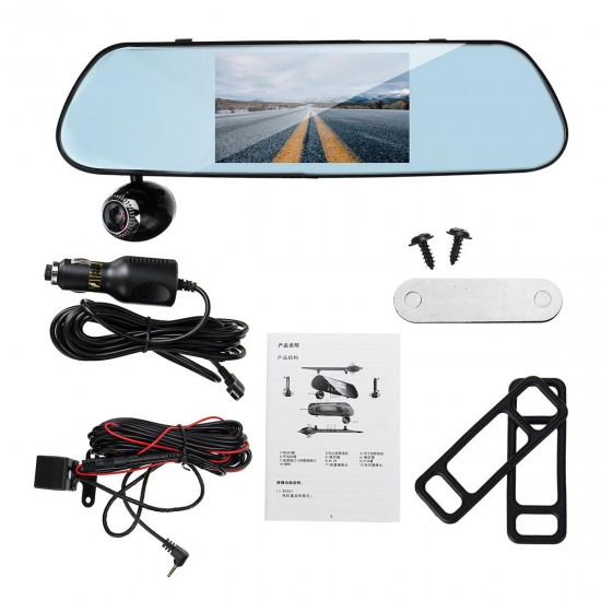 1080P Night Vision 3 Lens Touch Auto Video Voice Recording Built in Micro Car DVR Camera 1080P Night Vision 3 Lens Touch Auto Video Voice Recording Built in Micro Car DVR Camera