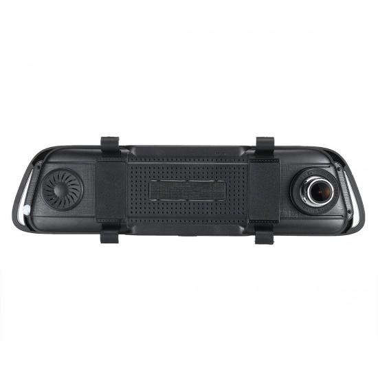 10inch HD 1080P Dual Lens Car DVR Dash Cam Video Camera Recorder Rearview Mirror