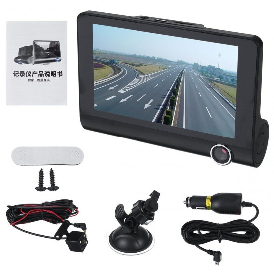 2 in 1 4inch Large LCD Driving Recorder + Explosion Speed Radar HD Car DVR Camera 2 in 1 4inch Large LCD Driving Recorder + Explosion Speed Radar HD Car DVR Camera