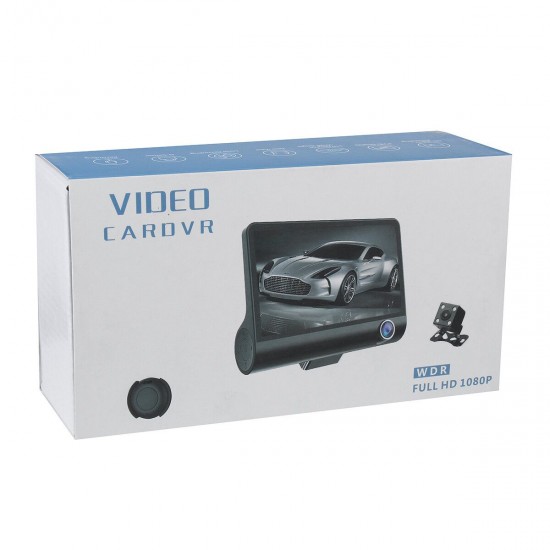 2 in 1 4inch Large LCD Driving Recorder + Explosion Speed Radar HD Car DVR Camera 2 in 1 4inch Large LCD Driving Recorder + Explosion Speed Radar HD Car DVR Camera