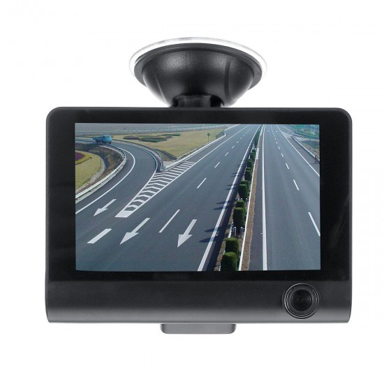 2 in 1 4inch Large LCD Driving Recorder + Explosion Speed Radar HD Car DVR Camera