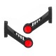 24LED Side Rubber Marker Light Outline Stalk Lamp Trailer Truck Van Car DVR