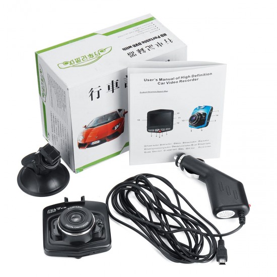 2.6 Inch 1080P Full HD Loop Recording Car DVR Camera