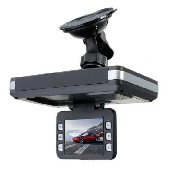 2in1 5MP Car DVR Recorder+Radar Laser speed Detector Trafic Alert