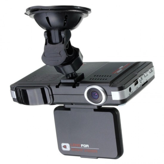 2in1 5MP Car DVR Recorder+Radar Laser speed Detector Trafic Alert