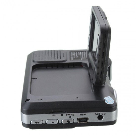 2in1 5MP Car DVR Recorder+Radar Laser speed Detector Trafic Alert