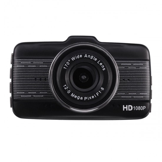 3 Inch IPS HD 1080P Car DVR Dash Cam Video Camera Recorder Parking Monitoring TF