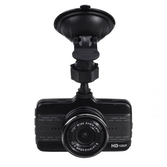 3 Inch IPS HD 1080P Car DVR Dash Cam Video Camera Recorder Parking Monitoring TF