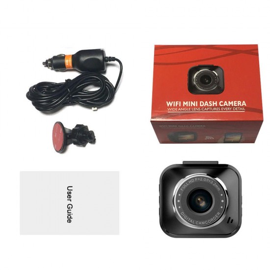 323 HD 1080P Hidden Mini Car DVR With WiFi And Parking Monitoring