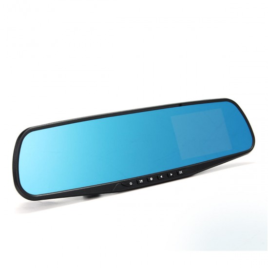 3.5 Inch HD 1080P Rearview Mirror Driving Camera Vedio DVR With 4 Fixed Focal Lens