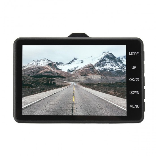 3.5 inch Dual Lens Car DVR Camera