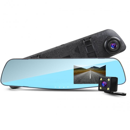 3.5/4.3in HD 1080P Dual Lens Car DVR Vedio Camera Recorder Dash Cam Night Vision