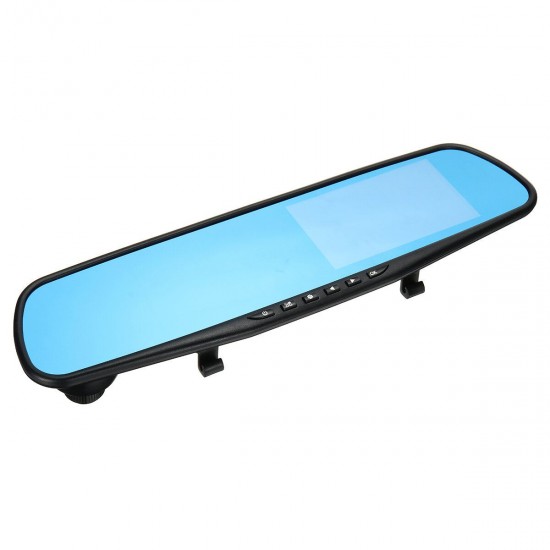 3.5/4.3inch Car DVR HD 1080P Dual Lens Rearview Dash Cam LCD Recorder Rear Camera 3.5/4.3inch Car DVR HD 1080P Dual Lens Rearview Dash Cam LCD Recorder Rear Camera