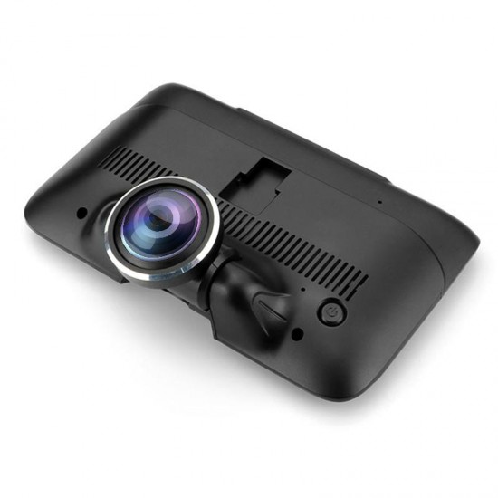 360° Panorama FHD 1080P Night Vision Anti-glare Touch Car DVR Auto Cycle Recording Parking Monitor Built in Microphone with Rear Camera