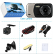 4'' HD 1080P Dual Lens Night Vision Car DVR Front and Rear Camera Video Dash Cam Recorder 170 4'' HD 1080P Dual Lens Night Vision Car DVR Front and Rear Camera Video Dash Cam Recorder 170