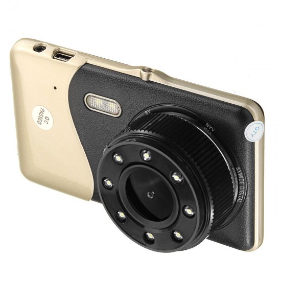 4 Inch 1080P HD Car DVR Dual Camera Recorder Built in Microphone 4 Inch 1080P HD Car DVR Dual Camera Recorder Built in Microphone