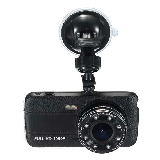 4 Inch 1080P Loop Recording Night Vision 170 Degree Wide Angle Car DVR with Rear View Camera 4 Inch 1080P Loop Recording Night Vision 170 Degree Wide Angle Car DVR with Rear View Camera