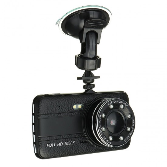 4 Inch Dual Lens Camera HD 1080P 170 Degree Car DVR Video Dash Cam Recorder Night Vision 4 Inch Dual Lens Camera HD 1080P 170 Degree Car DVR Video Dash Cam Recorder Night Vision