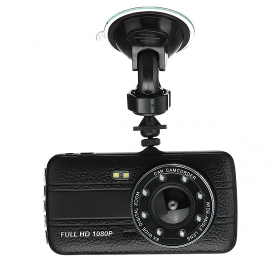 4 Inch Dual Lens Camera HD 1080P 170 Degree Car DVR Video Dash Cam Recorder Night Vision 4 Inch Dual Lens Camera HD 1080P 170 Degree Car DVR Video Dash Cam Recorder Night Vision