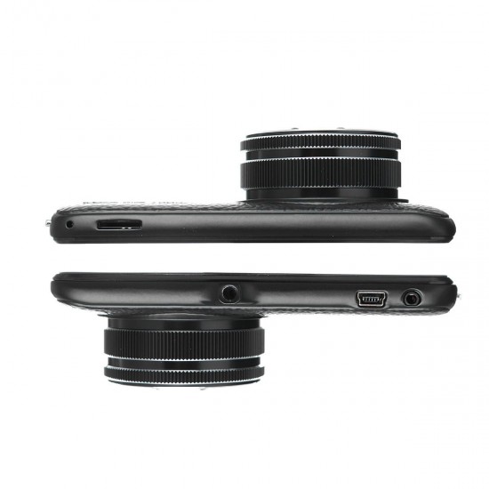 4 Inch Dual Lens Camera HD 1080P 170 Degree Car DVR Video Dash Cam Recorder Night Vision 4 Inch Dual Lens Camera HD 1080P 170 Degree Car DVR Video Dash Cam Recorder Night Vision