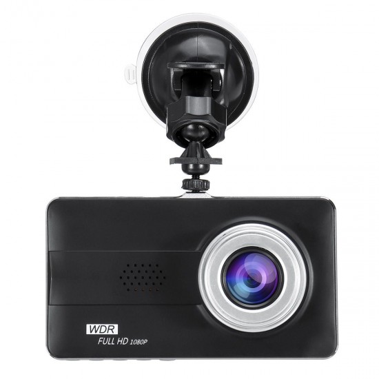 4 Inch HD 1080P Dual Lens Car DVR Front and Rear Camera Video Dash Cam Recorder