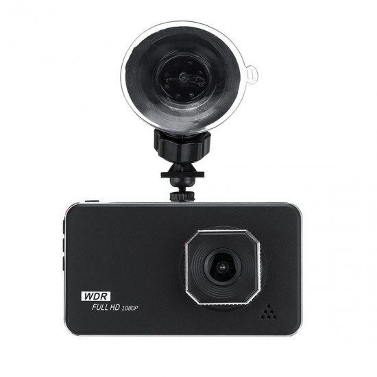 4 Inch HD 1080P Dual Lens Car DVR Vehicle Dash Cam Video Camera Recorder