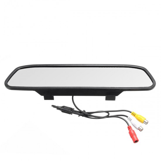 4.3 Inch Car TFT Color LCD Display Monitor Mirror HD CCD Reverse Rear View Backup DVR Camera Kit