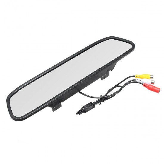 4.3 Inch Car TFT Color LCD Display Monitor Mirror HD CCD Reverse Rear View Backup DVR Camera Kit 4.3 Inch Car TFT Color LCD Display Monitor Mirror HD CCD Reverse Rear View Backup DVR Camera Kit