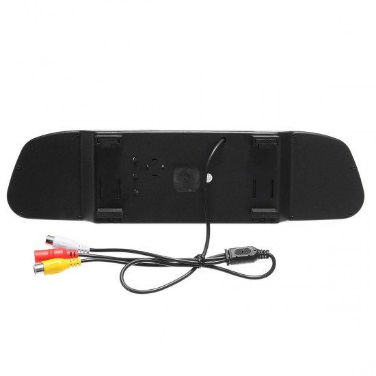 4.3 Inch Car TFT Color LCD Display Monitor Mirror HD CCD Reverse Rear View Backup DVR Camera Kit
