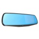 4.3 Inch HD 1080P Cam Video Recorder Rear View Back Reversing Car Mirror Camera DVR