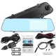 4.5Inch 1080P HD Dual Lens Car DVR Camera USB LCD Display Screen Video Recorder