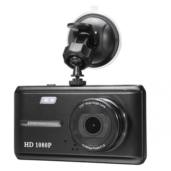 4.5inch 1080P Touch Screen Car DVR Dash Cam Rearview Camera Dual Lens Night Vision