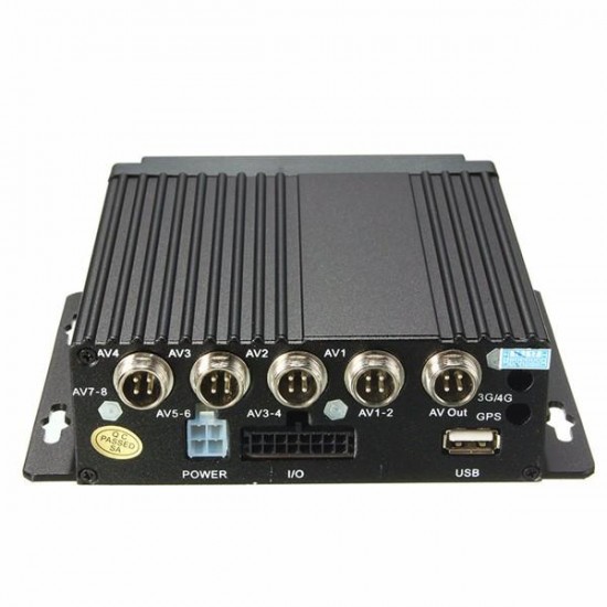 4CH Car Vehicle AHD Mobile DVR Real Time Video Audio Recorder SD Card With Remote 4CH Car Vehicle AHD Mobile DVR Real Time Video Audio Recorder SD Card With Remote