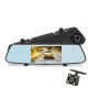 5 Inch 140 Degree View Angle 1080P Full HD Rear Mirror Car DVR Screen Touch Dual Lens Night Vision