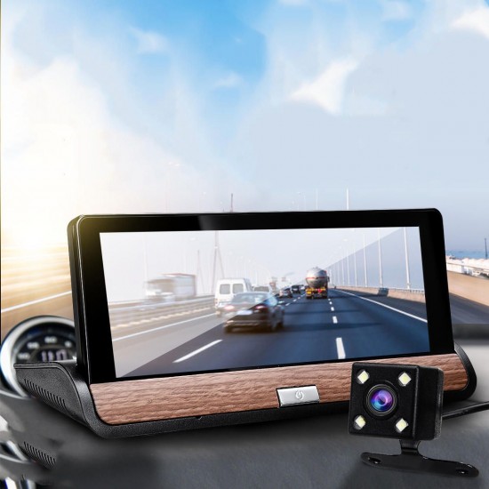 7 Inch 1080P HD Dual Lens Car DVR Camera Recorder Video Dash Cam GPS G-Sensor