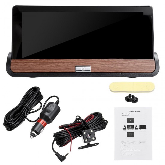 7 Inch 1080P HD Dual Lens Car DVR Camera Recorder Video Dash Cam GPS G-Sensor 7 Inch 1080P HD Dual Lens Car DVR Camera Recorder Video Dash Cam GPS G-Sensor