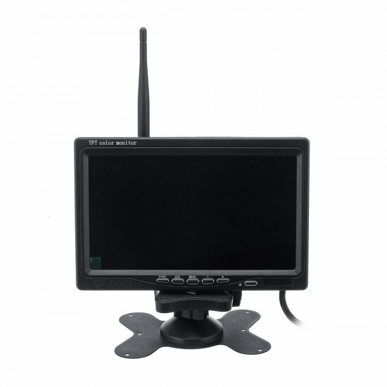 7 inch Car DVR 2.4GHZ Wireless Night Vision Waterproof Reversing Camera