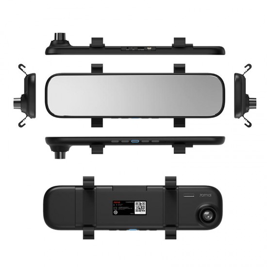 70mai Midrive D04 1600P WiFi App Control 140 FOV Night Vision Cam Recorder 24H Parking Monitor Car DVR Mirror