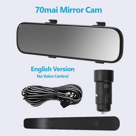 70mai Midrive D04 1600P WiFi App Control 140 FOV Night Vision Cam Recorder 24H Parking Monitor Car DVR Mirror