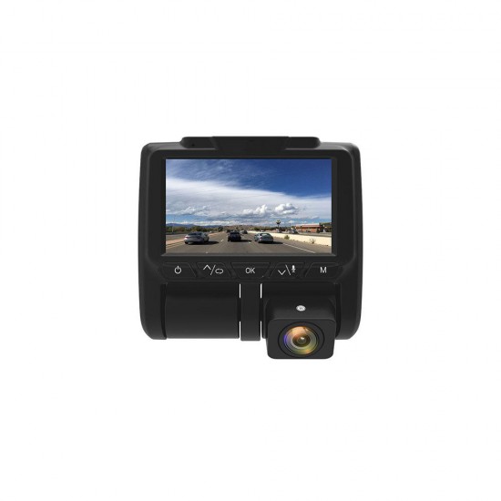 A1 3 Inch IPS 1080P 30 fps Dual Lens Driving Recorder Car DVR Camera