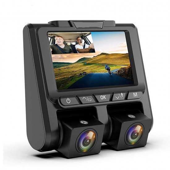 A1 3 Inch IPS 1080P 30 fps Dual Lens Driving Recorder Car DVR Camera A1 3 Inch IPS 1080P 30 fps Dual Lens Driving Recorder Car DVR Camera