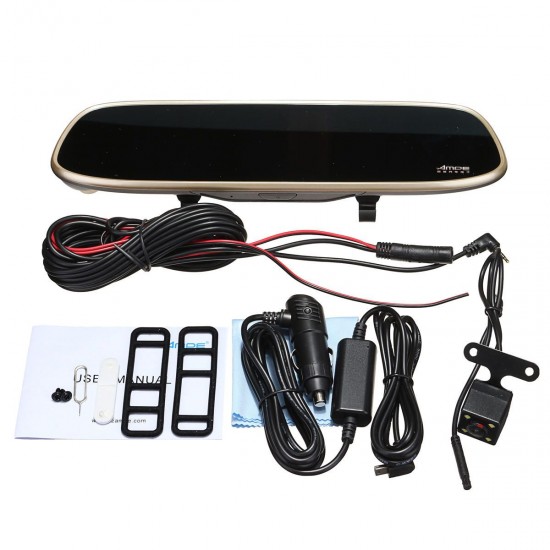 A650 7 Inch 1080P Touch Screen LCD Display Car DVR Intelligent Voice Control Electronic Dog Recorder