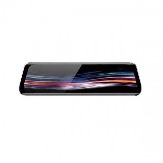 T11+ 9.66 Inch 2.5D Curved Glass Dual Lens Front 1080P Back 720P G Sensor Loop Recording Car DVR T11+ 9.66 Inch 2.5D Curved Glass Dual Lens Front 1080P Back 720P G Sensor Loop Recording Car DVR
