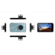 AK61 4 inch 1080P HD Parking Position Track Offset Car DVR Recorder with 4 Lights Pull Back Camera