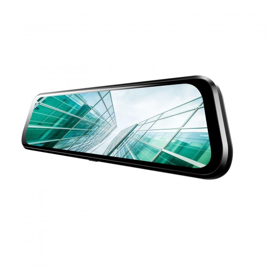 A7 Front 1080P and Rear 1080P Car DVR Voice Control Night Vision Dual Lens Streaming Rearview Mirror Driving Recorder